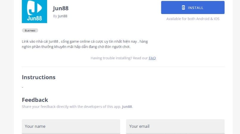 Tải app Jun88 thông qua website Testapp cực đơn giản